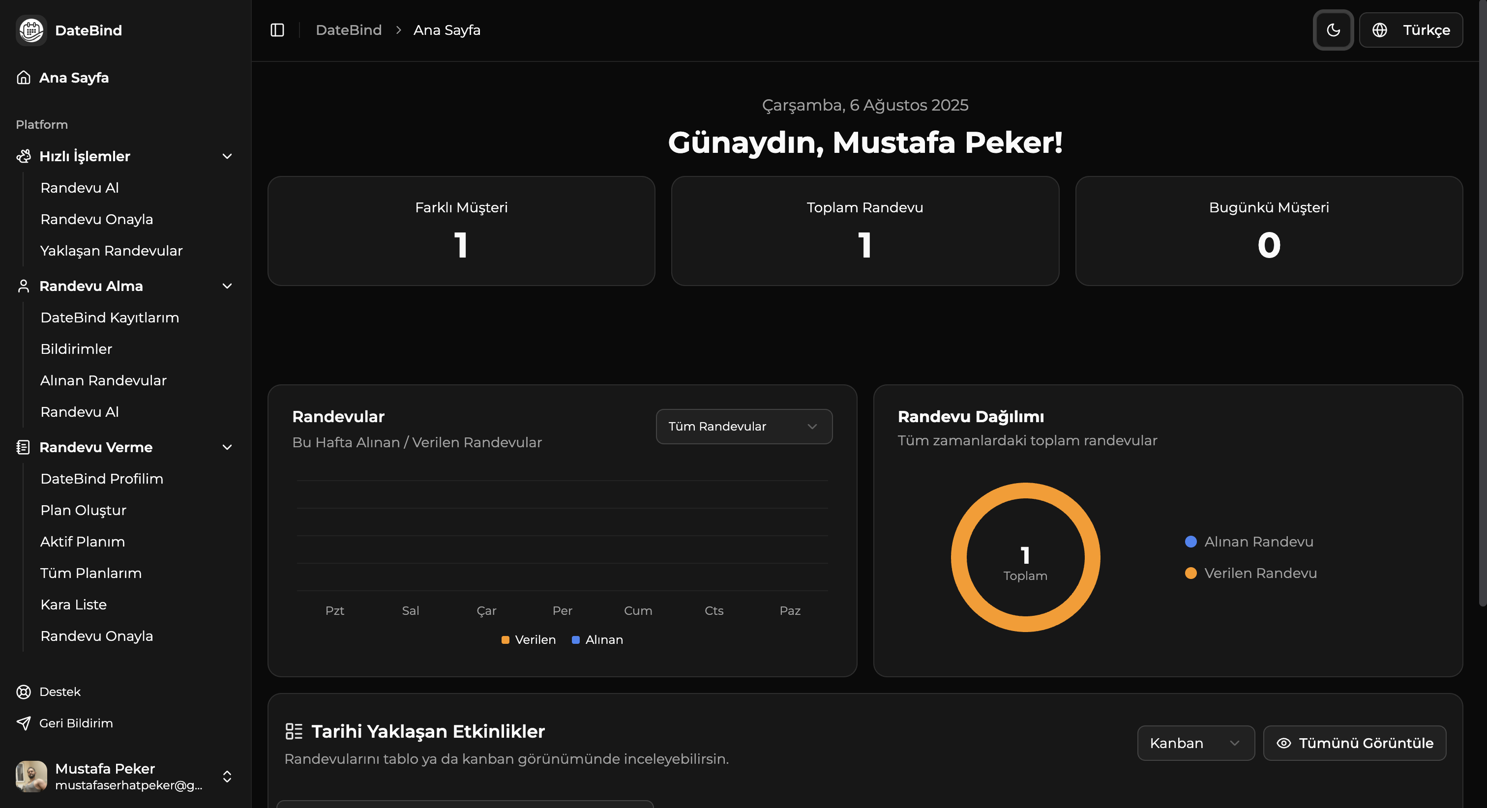 DateBind appointment portal preview